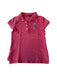 A Red Short Sleeve Polos from Polo Ralph Lauren in size 7Y for girl. (Front View)