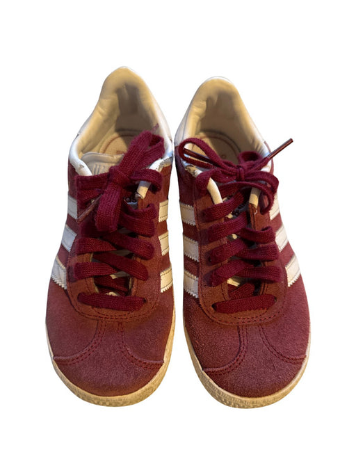 A Burgundy Sneakers from Adidas in size 6T for neutral. (Front View)