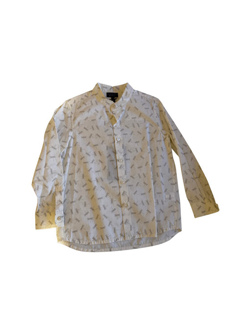 A Beige Long Sleeve Shirts from Shanghai Tang in size 7Y for boy. (Front View)
