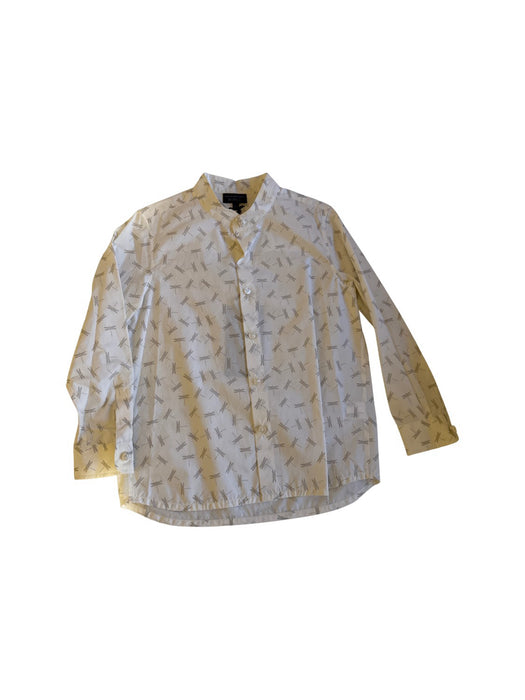 A Beige Long Sleeve Shirts from Shanghai Tang in size 7Y for boy. (Front View)