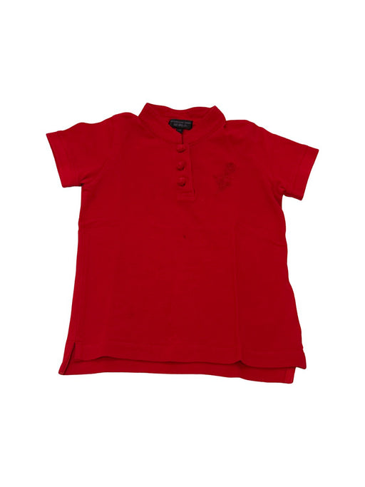 A Red Short Sleeve Shirts from Shanghai Tang in size 4T for neutral. (Front View)
