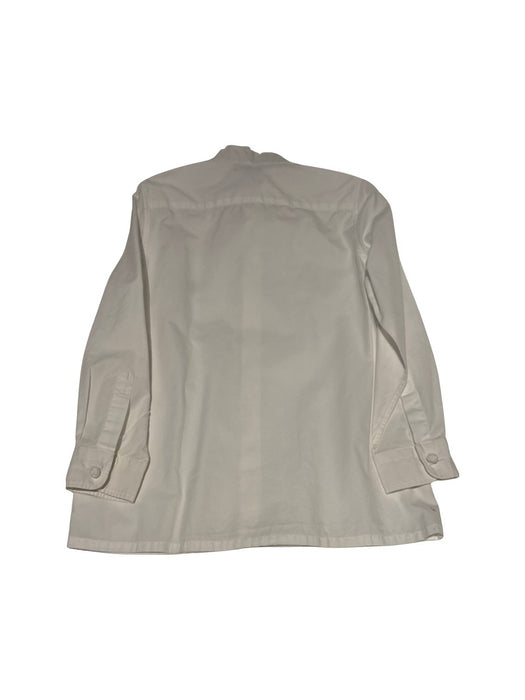 A White Long Sleeve Shirts from Shanghai Tang in size 6T for boy. (Back View)