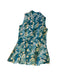 A Blue Sleeveless Dresses from Shanghai Tang in size 7Y for girl. (Back View)