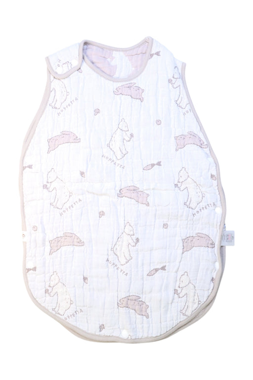 A Ivory Sleepsacs from Hoppetta in size 4T for girl. (Front View)
