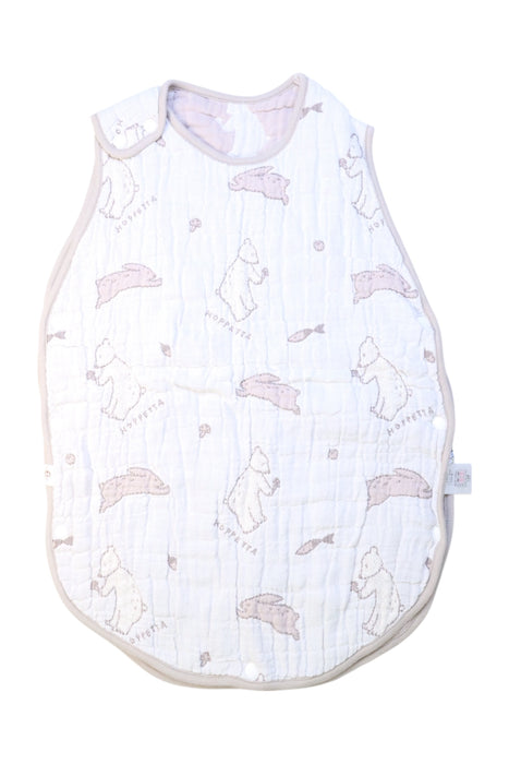A Ivory Sleepsacs from Hoppetta in size 4T for girl. (Front View)