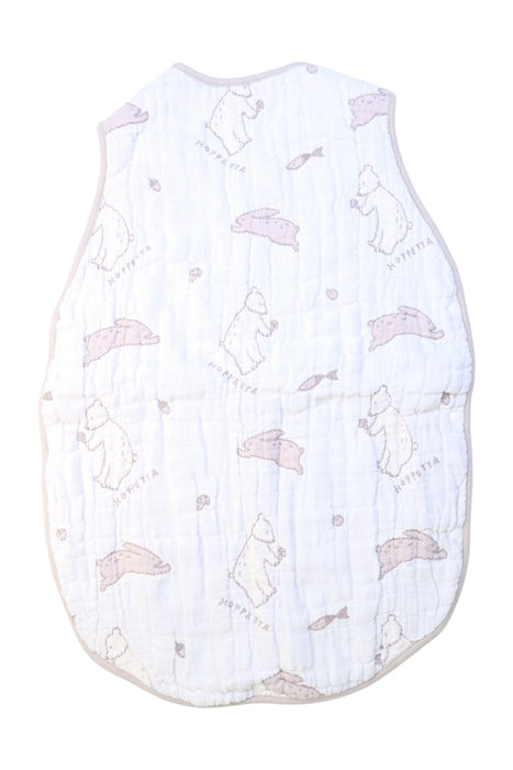 A Ivory Sleepsacs from Hoppetta in size 4T for girl. (Back View)
