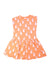 A Orange Sleeveless Dresses from Seed in size 8Y for girl. (Back View)