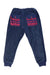 A Navy Sweatpants from As Know As Ponpoko in size 4T for girl. (Back View)