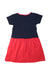 A Multicolour Short Sleeve Dresses from Agnes B Enfant in size 6T for girl. (Back View)