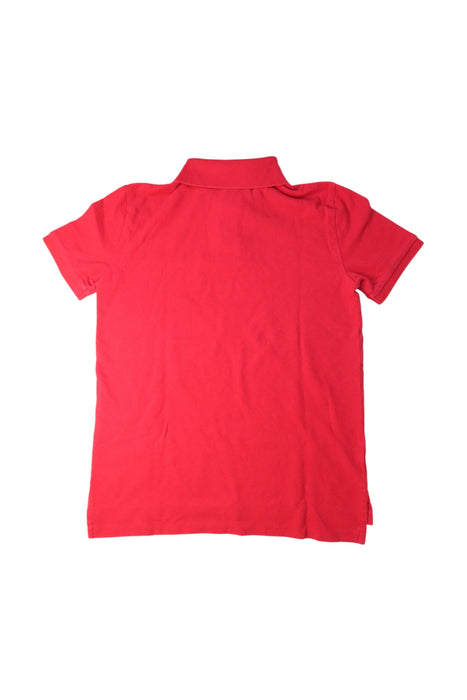 A Red Short Sleeve Polos from Polo Ralph Lauren in size 14Y for boy. (Back View)