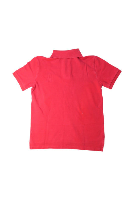 A Red Short Sleeve Polos from Polo Ralph Lauren in size 8Y for boy. (Back View)