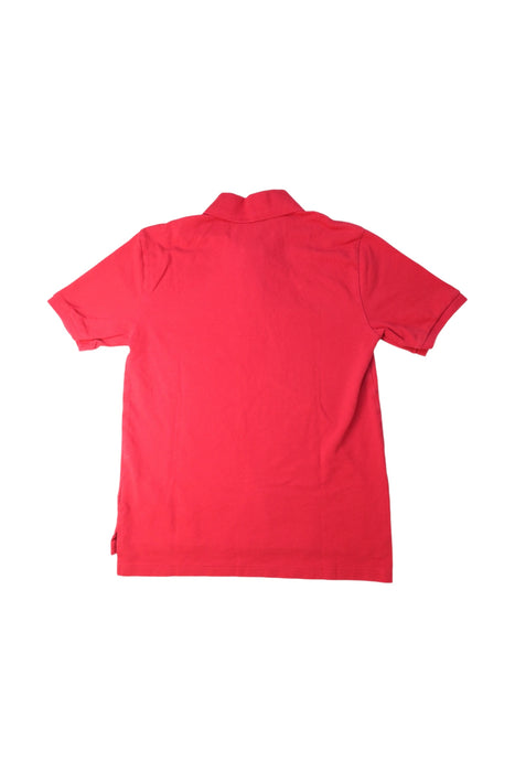 A Red Short Sleeve Polos from Polo Ralph Lauren in size 14Y for boy. (Back View)