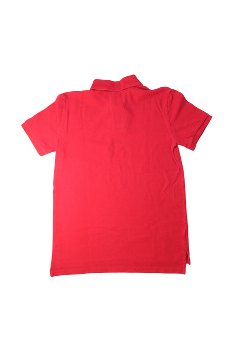 A Red Short Sleeve Polos from Polo Ralph Lauren in size 14Y for boy. (Back View)