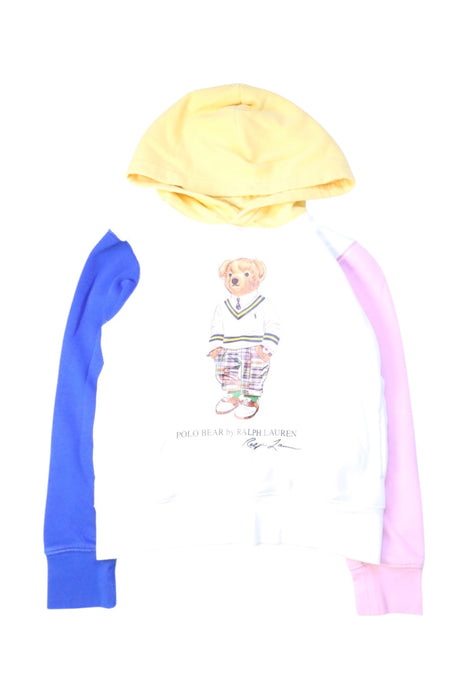 A Multicolour Hooded Sweatshirts from Polo Ralph Lauren in size 8Y for boy. (Front View)