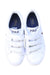A White Sneakers from Polo Ralph Lauren in size 9Y for boy. (Back View)