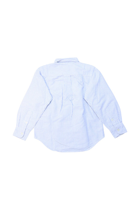 A Blue Long Sleeve Shirts from Ralph Lauren in size 4T for girl. (Back View)