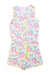 A Multicolour Sleeveless Rompers from Young Hearts by Collette Dinnigan in size 7Y for girl. (Front View)