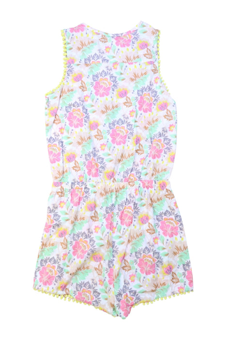 A Multicolour Sleeveless Rompers from Young Hearts by Collette Dinnigan in size 7Y for girl. (Back View)