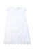 A White Sleeveless Dresses from Mayoral in size 6T for girl. (Front View)