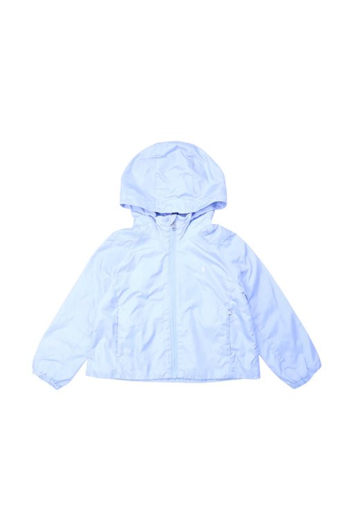 A Blue Rain Jackets from Polo Ralph Lauren in size 4T for girl. (Front View)