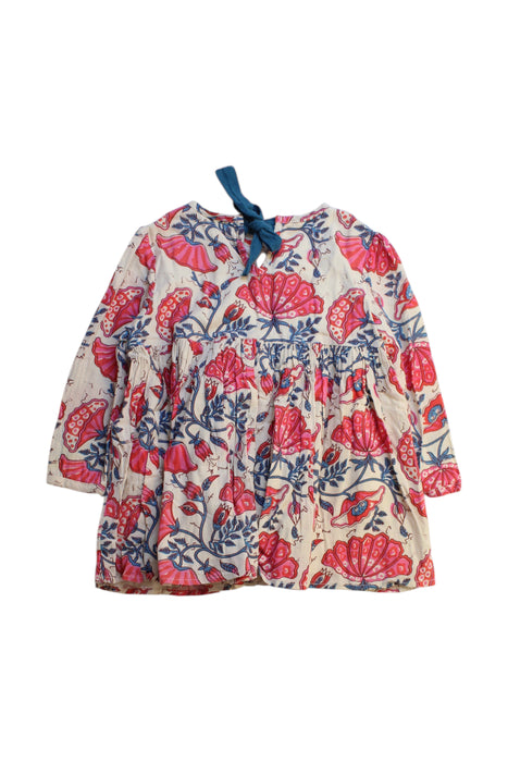 A Multicolour Long Sleeve Dresses from Louise Misha in size 2T for girl. (Back View)