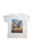 A White Short Sleeve T Shirts from Kid Dangerous in size 4T for boy. (Front View)
