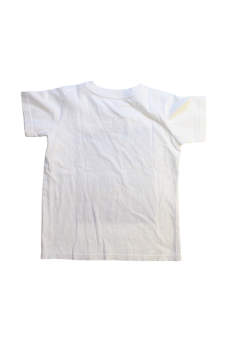 A White Short Sleeve T Shirts from Kid Dangerous in size 4T for boy. (Back View)