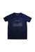 A Navy Short Sleeve T Shirts from Under Armour in size 12Y for girl. (Front View)