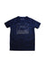 A Navy Short Sleeve T Shirts from Under Armour in size 12Y for girl. (Front View)