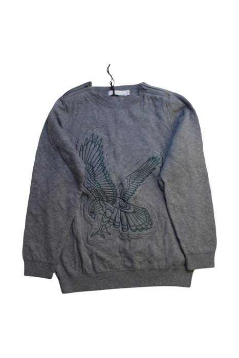 A Grey Crewneck Sweatshirts from Stella McCartney in size 8Y for boy. (Front View)