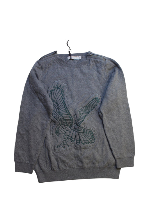 A Grey Crewneck Sweatshirts from Stella McCartney in size 8Y for boy. (Front View)