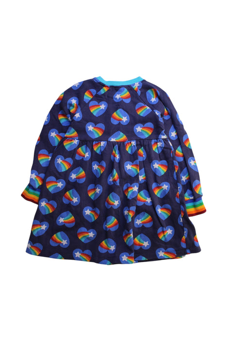 A Multicolour Long Sleeve Dresses from Little Bird in size 5T for girl. (Back View)