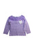 A Purple Long Sleeve Tops from Jojo Maman Bébé in size 7Y for girl. (Front View)