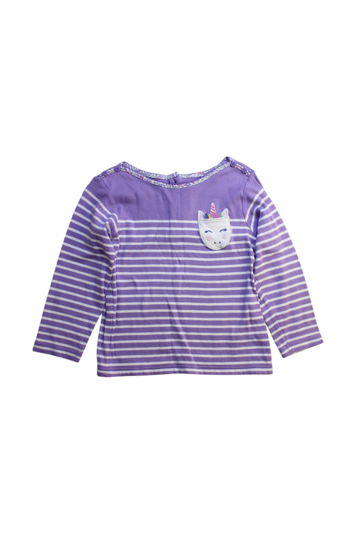A Purple Long Sleeve Tops from Jojo Maman Bébé in size 7Y for girl. (Front View)