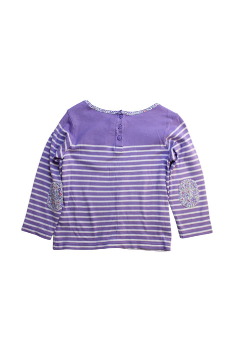 A Purple Long Sleeve Tops from Jojo Maman Bébé in size 7Y for girl. (Back View)