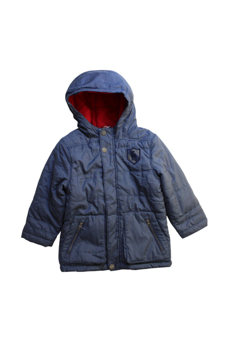 A Blue Puffer/Quilted Coats & Outerwear from Hanna Andersson in size 3T for boy. (Front View)