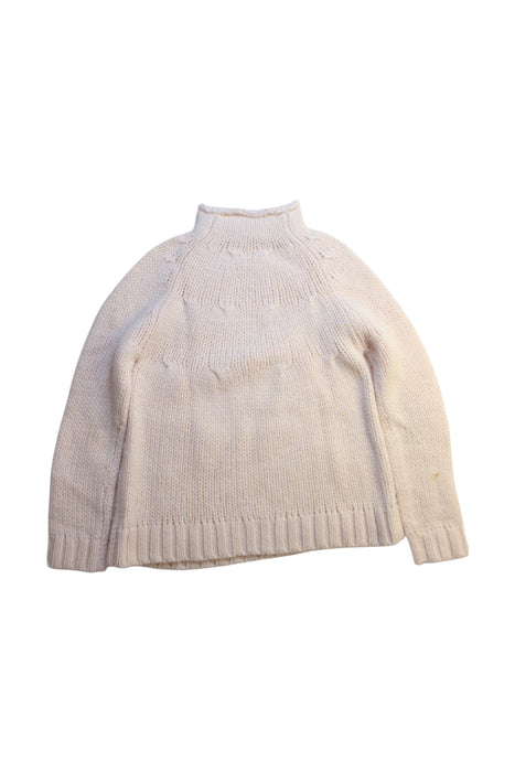 A Ivory Knit Sweaters from Bonpoint in size 10Y for girl. (Back View)