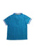 A Blue Short Sleeve Polos from Jacadi in size 6T for girl. (Back View)