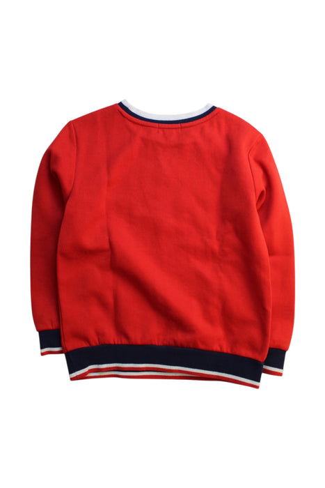 A Red Crewneck Sweatshirts from Polo Ralph Lauren in size 6T for boy. (Back View)