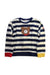 A Multicolour Crewneck Sweatshirts from Hot Biscuits Mikihouse in size 6T for boy. (Front View)