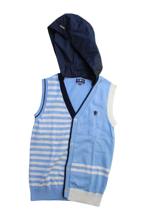 A Blue Dress Up Vests from Nicholas & Bears in size 6T for boy. (Front View)