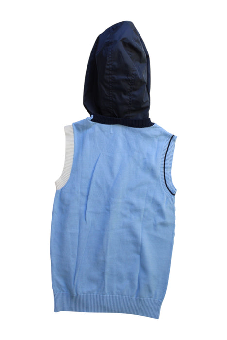 A Blue Dress Up Vests from Nicholas & Bears in size 6T for boy. (Back View)
