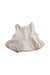 A Ivory Sleeveless Tops from Quincy Mae in size 12-18M for girl. (Front View)