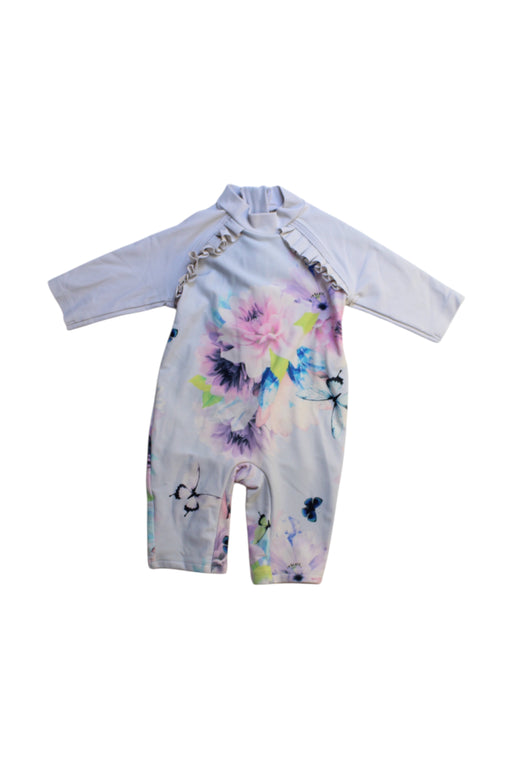 A Multicolour Rash Guards from Baker by Ted Baker in size 3-6M for girl. (Front View)