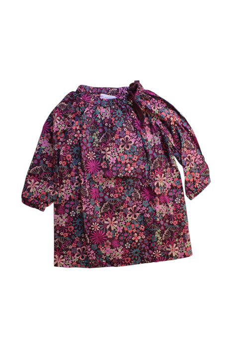 A Multicolour Long Sleeve Dresses from Little Mercerie in size 3T for girl. (Front View)