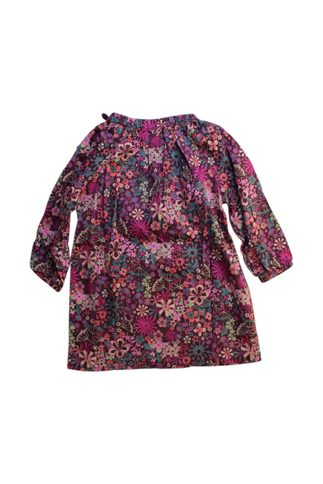 A Multicolour Long Sleeve Dresses from Little Mercerie in size 3T for girl. (Back View)
