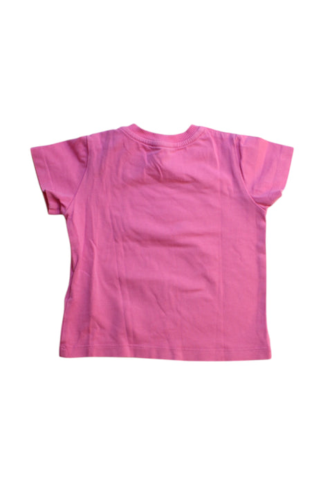 A Pink Short Sleeve T Shirts from Moschino in size 12-18M for girl. (Back View)