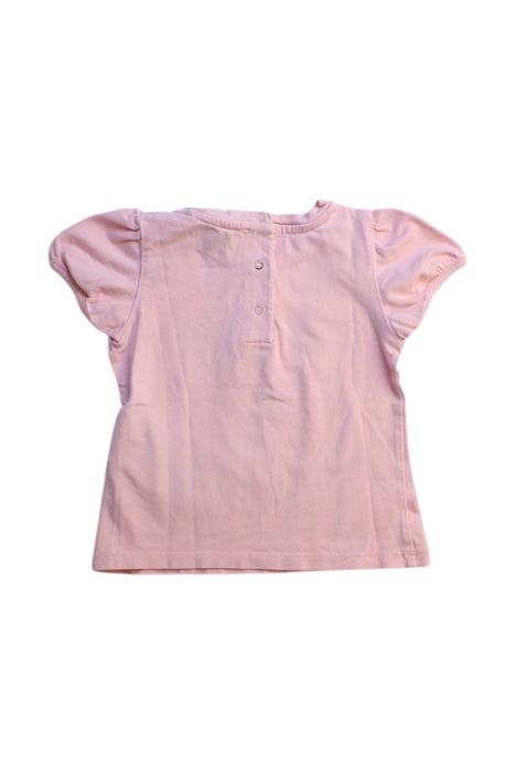 A Pink Short Sleeve T Shirts from Moschino in size 12-18M for girl. (Back View)