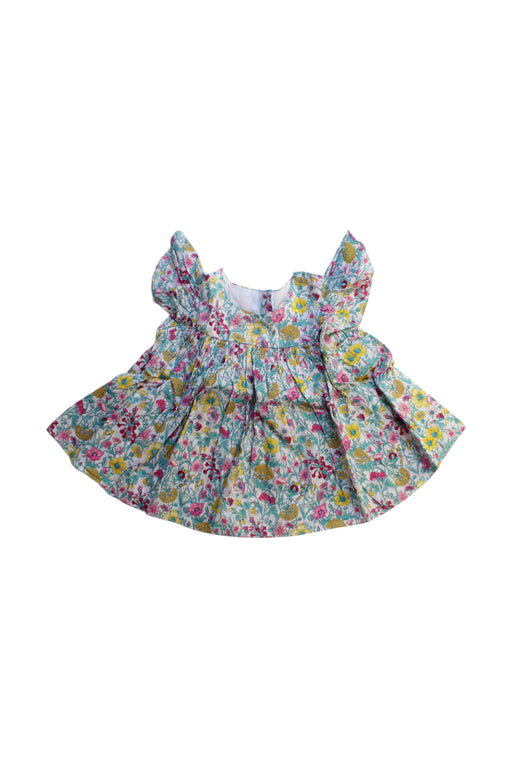 A Multicolour Sleeveless Dresses from Jacadi in size 12-18M for girl. (Front View)