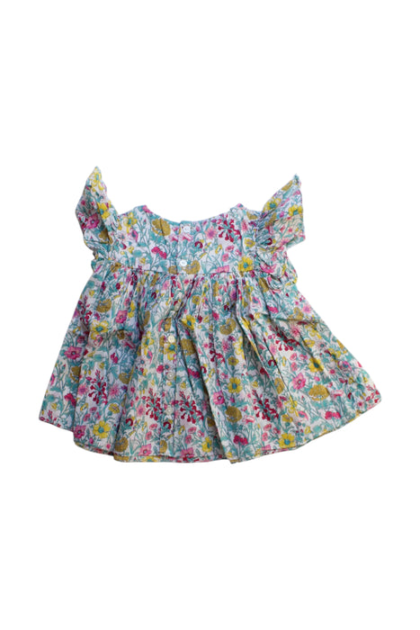 A Multicolour Sleeveless Dresses from Jacadi in size 12-18M for girl. (Back View)